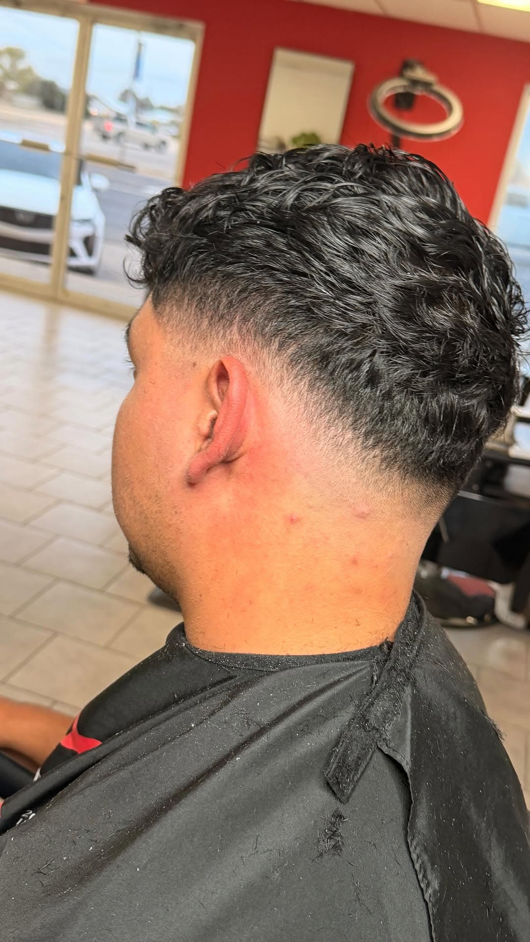 Men's fade — clean line